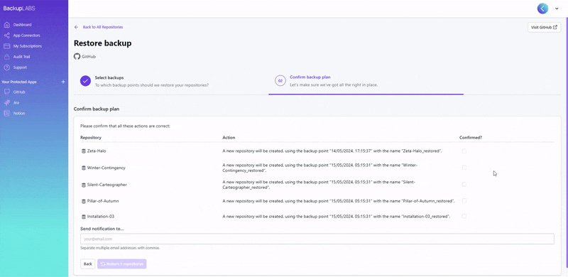 How to restore multiple GitHub repositories - 04.gif